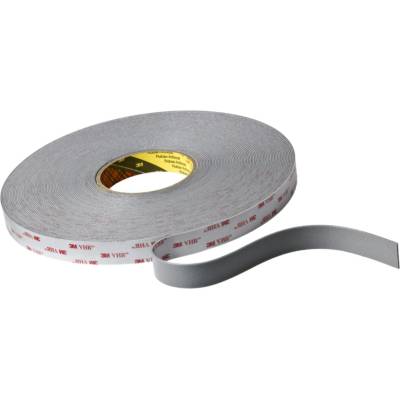 3M 4956P VHB obojstranne silne lepiaca akrylová páska 1,6 mm x 12 mm x 33 m svetlosivá