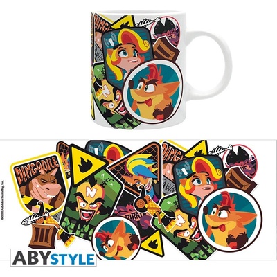 Crash Bandicoot keramický hrnček Sticker Crash 320 ml