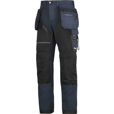 Snickers Workwear nohavice RuffWork s PK tm. modré