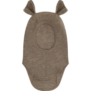 Huttelihut Детска зимна шапка (beanie) Huttelihut Kid's Balaclava Ears Wool Rib Balaclava - Savannah Melange - размер 44 cm (904-6676-0312)