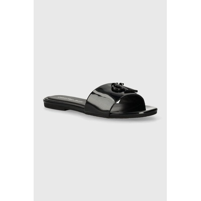 Calvin Klein Jeans Чехли Calvin Klein Jeans FLAT SANDAL SLIDE MG MET в черно YW0YW01348 (YW0YW01348)