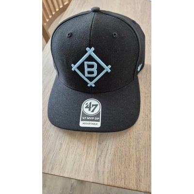 47 Brand MVP DP Brooklyn Dodgers Snapback Black/Blue Černá Tyrkysová Tyrkysová