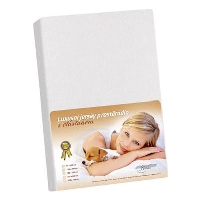 Bellatex plachta napínacia jersey s elastanom biela 100x200