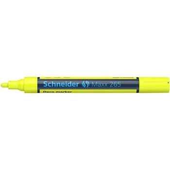 Schneider Мелков маркер, 2-3 мм, SCHNEIDER "Maxx 265", жълт 126505 (126505)