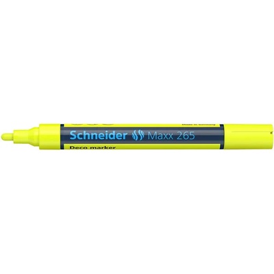 Schneider Мелков маркер, 2-3 мм, SCHNEIDER "Maxx 265", жълт 126505 (126505)