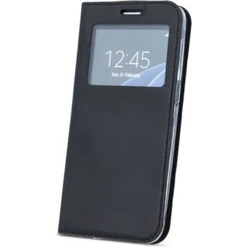 Nokia Страничен калъф тип тефтер за Nokia 2 с прозорче черен