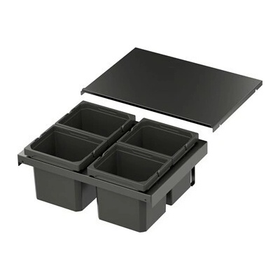VS Envi Flex XS-216 Systém na třídění odpadu KŠ, 4 × 6 l, lávová