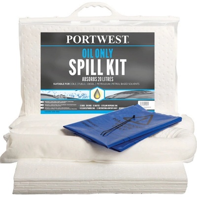 PORTWEST Souprava podložka PW Spill SM60, 20 litrů olej POR-SM60WHR Bílá