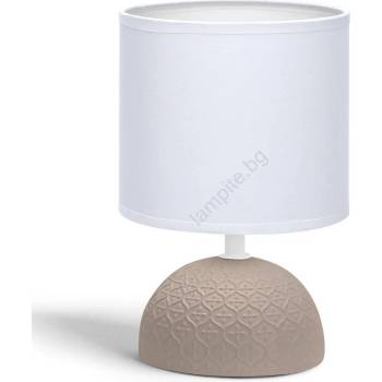 Image 1 of Aigostar - Настолна лампа 1xE14/40W/230V кафява/бяла (AI0160)