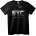 NOONEBRAND Тениска NYC Автентичен Casual - M, Black