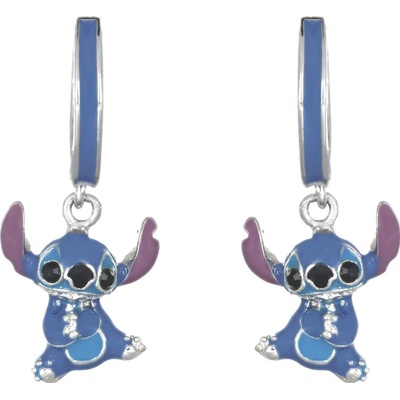 Disney stříbrné kruhy s přívěsky Stitch Lilo & Stitch ES00098SRHL.CS