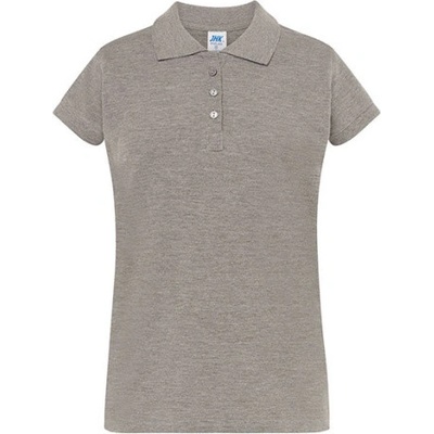 Jhk Dámske polo tričko JHK511 Grey Melange
