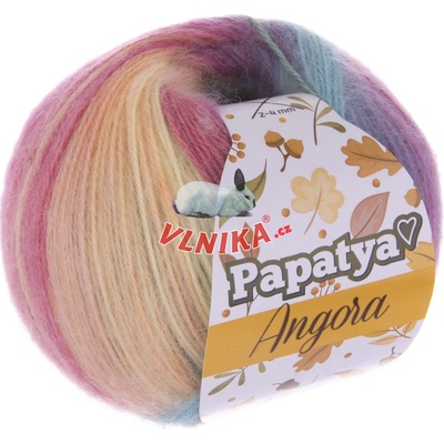 Kamgarn Příze Papatya Angora Batik Varianta: 556-11