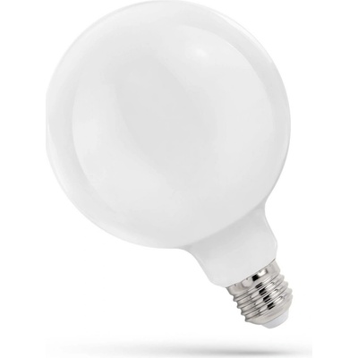 Spectrum LED žárovka GLOB G125 E-27 230V 11W COG teplá bílá MILKY, WOJ14367