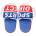 Sports Direct Пантофи Sports Direct SportsDirect Mug Slippers - White/Red