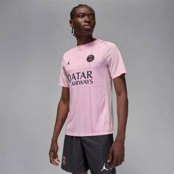 Nike PSG Special Edition Pre Match Shirt 25/26 Mens - Pink/Grey