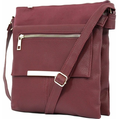 Nicole Brown Elegantní kabelka JBFB 361 Vínová