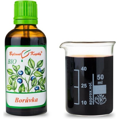Brusnica čučoriedková bio kvapky tinktúra 50 ml