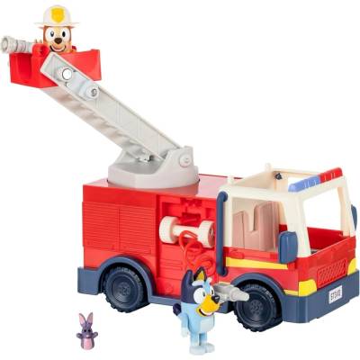 TM Toys Moose Bluey Modrá hasičská sada s 2 mi