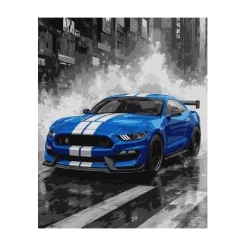 Ideyka Paint by numbers 40x50 cm Blue racing sports car AP0107