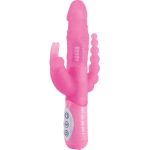 Seven Creations Sevencreations E Rabbit Slimine Triple Play вибратор за тройна стимулация 22 см