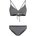 O'Neill Дамски комплект бикини O'Neill Women's Essentials Baay Maoi Bikini Set Bikini - Black Micro Stripe - размер 36 (EU) (150-4367-0712)
