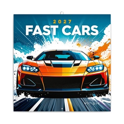 NOTIQUE mriežkový Fast Cars 30 x 30 cm 2027