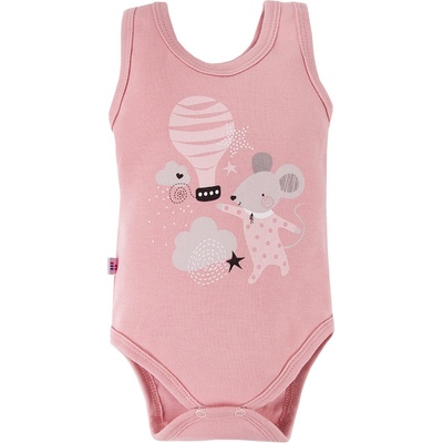 EEVI Body na ramínka MELLOW růžové růžová