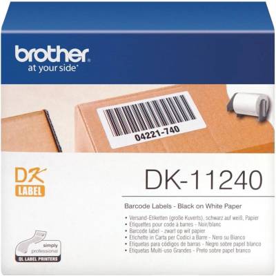 Brother 102mm x 51mm, bílá, 600 etiket, DK11240