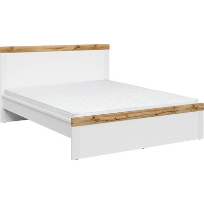 BRW Holten dřevo světle hnědé bílá S440-LOZ/160