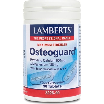 LAMBERTS Хранителна добавка калций и магнезий ОСТЕОГАРД , Lamberts Osteoguard 90 Tabs