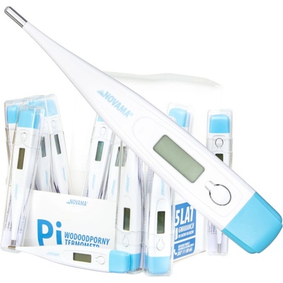 NOVAMA White Pi Vodotesný digitálny teplomer 12ks