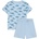 Minymo Детско ежедневно термо бельо Minymo Kid's Nightset S/S AOP Everyday base layer - Niagara Mist - размер 92 (EU) (714-1856-0112)