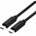 Roline Кабел Roline 11.99. 9082, от USB C(м) към USB C(м), 1m, 100W, черен (11.99.9082)