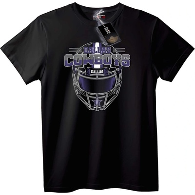 NOONEBRAND Тениска Dallas Cowboys Шлем - 2XL, Black