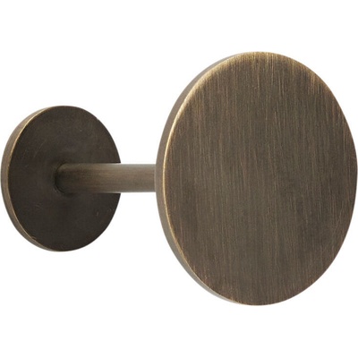 Hübsch Кука за стена Flare месинг (991516)