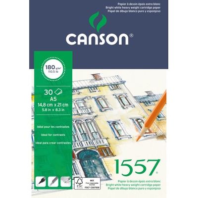 Canson Pad 1557 Drawing Скицник 30 A5 180 g (C204127413)