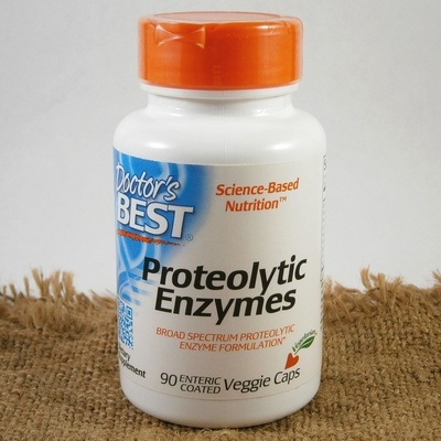 Doctor's Best Proteolytic Enzymes enzymy 90 kapslí