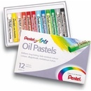 Pentel Pastely olejové kulaté 12 barev