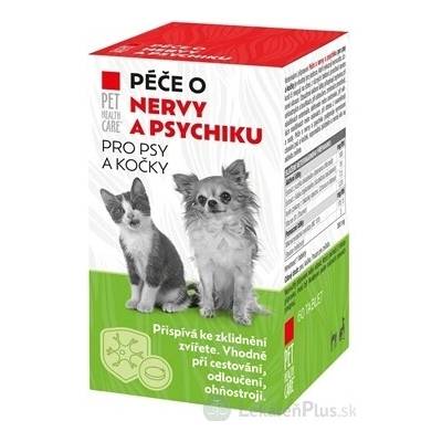 NEOPHARMA a. s. PET HEALTH CARE Starostlivosť o nervy a psychiku tbl pre psy a mačky, 1x60 ks