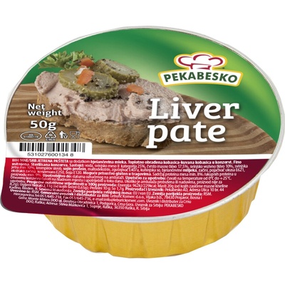 Pekabesko Játrová paštika 50 g