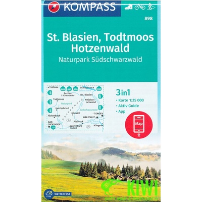 St.Blasien,Todtmoos,Hotzenwald, Südschwarzwald 1:25 t., la