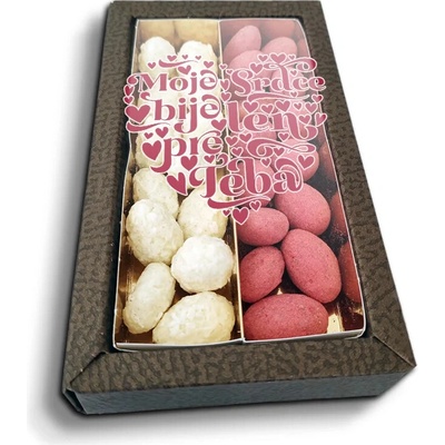 Sablio Mandle v čokoláde Moje srdce bije iba pre Teba 2 x 80 g
