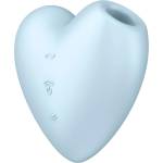 Satisfyer Cutie Heart - вибратор с въздушни вълни за клитор - акумулаторен, син