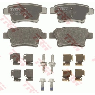 TRW Sada brzdových platničiek kotúčovej brzdy GDB1692