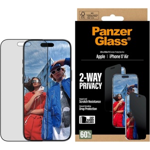 Panzer Стъклен протектор PanzerGlass за iPhone 17 Air, Privacy, Ultra-Wide Fit