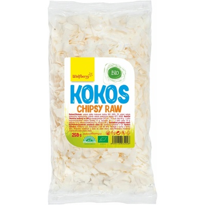 Wolfberry BIO Kokosové chipsy Raw 250 g