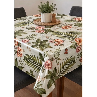Obrus PVC Z-D 16, metráž, 20 m x 140 cm, tropický a botanický motív, IMPOL TRADE