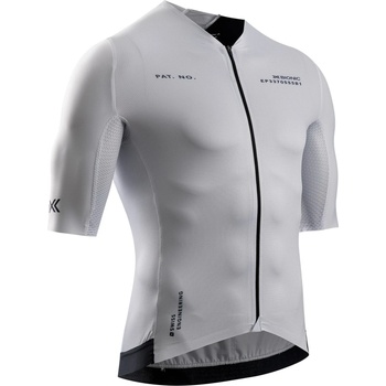X-Bionic Мъжка фланелка с къс ръкав за колоездене X-bionic Corefusion Aero Jersey S/S Cycling jersey - Off White - размер M (056-3181-0412)
