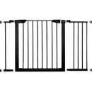 SPRINGOS Detská zábrana nastaviteľná 75-117 cm čierna